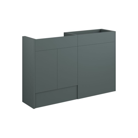 Envio 1236mm Standard Basin & WC Unit Pack - Matt Green (Gre