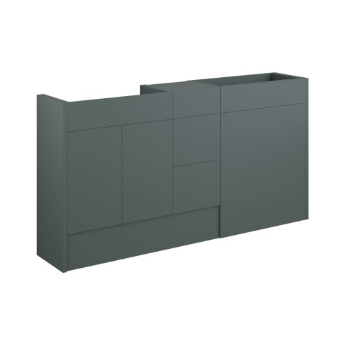 Envio 1536mm Standard Basin  WC & 3 Drawer Unit Pack - Matt