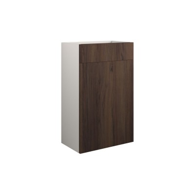 Envio 500mm Standard WC Unit - Warm Walnut (Grey Cab) | WC U