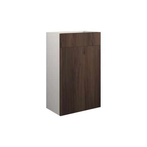 Envio 500mm Standard WC Unit - Warm Walnut (Grey Cab) | WC U