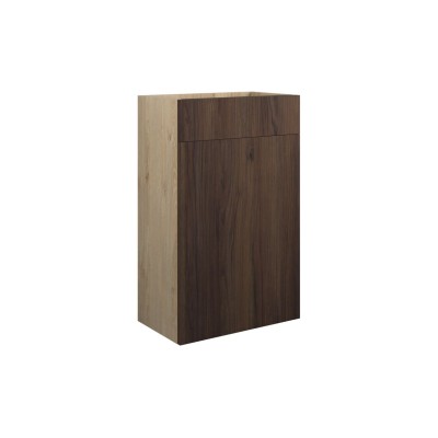 Envio 500mm Standard WC Unit - Warm Walnut (Oak Cab) | WC Un