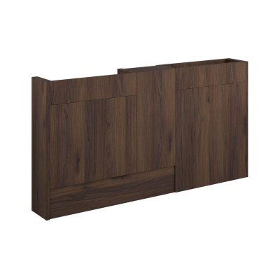 Envio 1536mm Slim Basin  WC & 1 Door Unit Pack - Warm Walnut