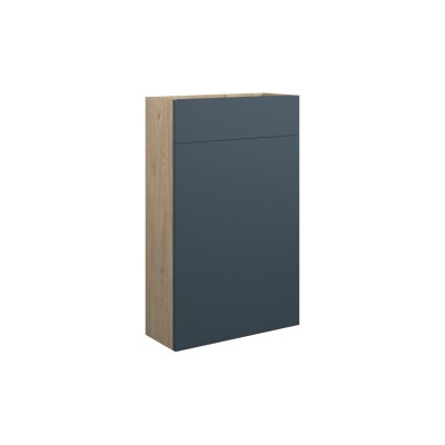 Envio 500mm Slim WC Unit - Matt Arley Blue (Oak Cab) | WC Un