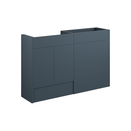 Envio 1236mm Standard Basin & WC Unit Pack - Matt Arley Blue