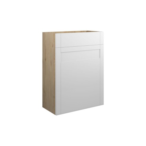 Anibel 600mm Standard WC Unit - Matt White (Oak Cab) | WC Un