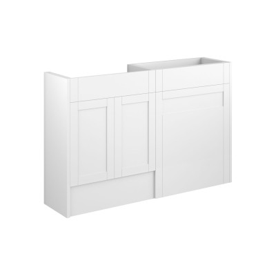 Anibel 1236mm Standard Basin & WC Unit Pack - Matt White (Gr