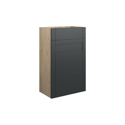 Anibel 500mm Standard WC Unit - Matt Graphite Grey (Oak Cab)