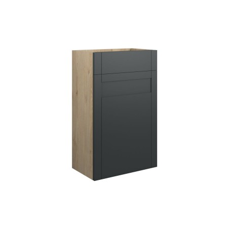 Anibel 500mm Standard WC Unit - Matt Graphite Grey (Oak Cab)