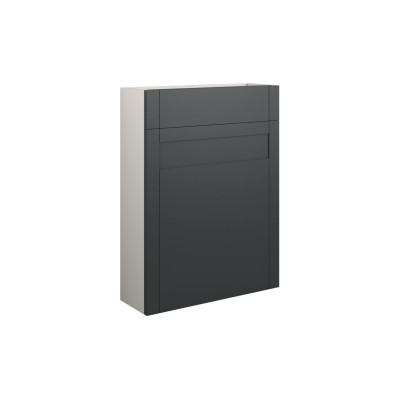 Anibel 600mm Slim WC Unit - Matt Graphite Grey (Grey Cab) |