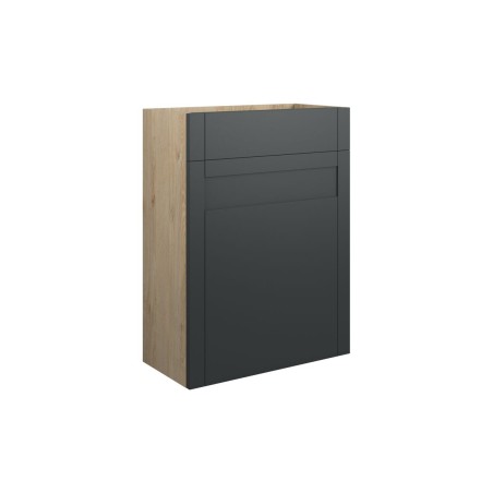Anibel 600mm Standard WC Unit - Matt Graphite Grey (Oak Cab)