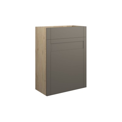 Anibel 600mm Standard WC Unit - Matt Stone (Oak Cab) | WC Un