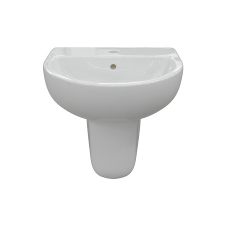 Terasso 450x400mm 1TH Basin & Semi Pedestal | Basins | Bathr