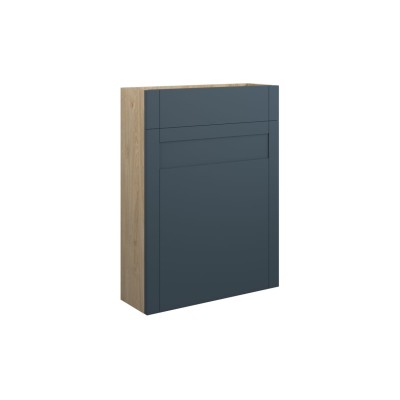 Anibel 600mm Slim WC Unit - Matt Arley Blue (Oak Cab) | WC U