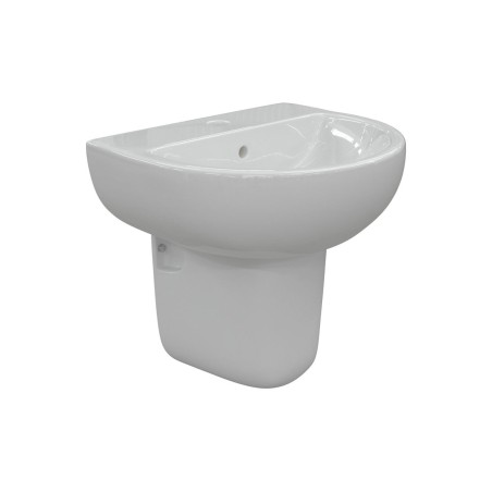 Terasso 550x400mm 1TH Basin & Semi Pedestal | Basins | Bathr