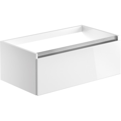 Coviha 800mm 1 Drawer Wall Hung Basin Unit (No Top) - White