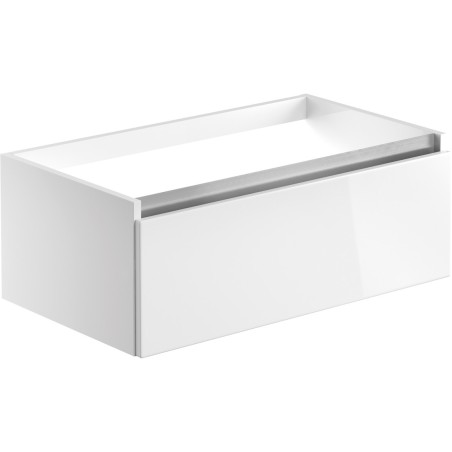 Coviha 800mm 1 Drawer Wall Hung Basin Unit (No Top) - White