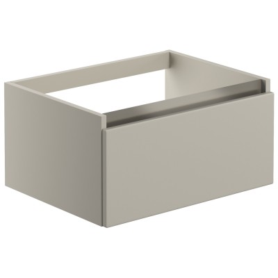 Coviha 600mm 1 Drawer Wall Hung Basin Unit (No Top) - Matt L