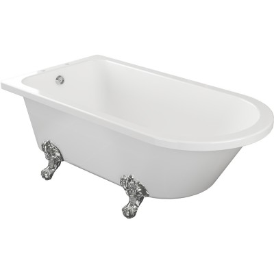 Matera Freestanding 1700x750x650mm 2TH Corner Bath w/Feet | 2
