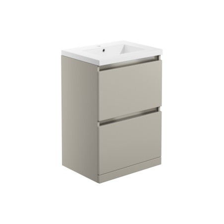 Coviha 615mm 2 Drawer Floor Standing Basin Unit Inc. Basin -