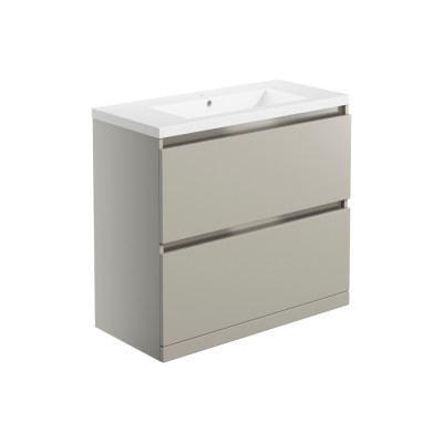 Coviha 815mm 2 Drawer Floor Standing Basin Unit Inc. Basin -