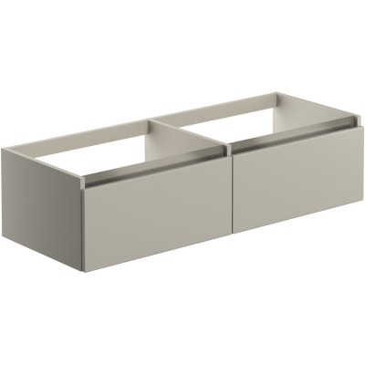 Coviha 1200mm Wall Hung Basin Unit Run (No Top) - Matt Latte