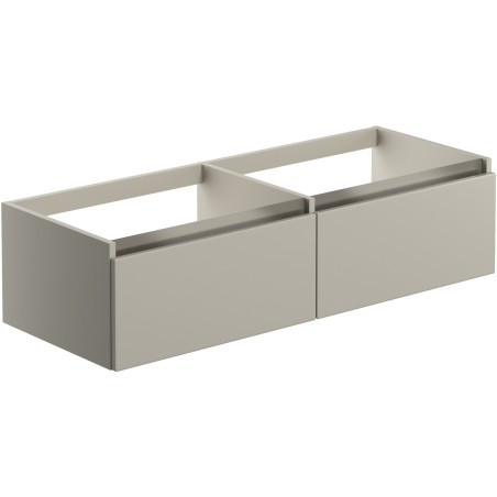 Coviha 1200mm Wall Hung Basin Unit Run (No Top) - Matt Latte