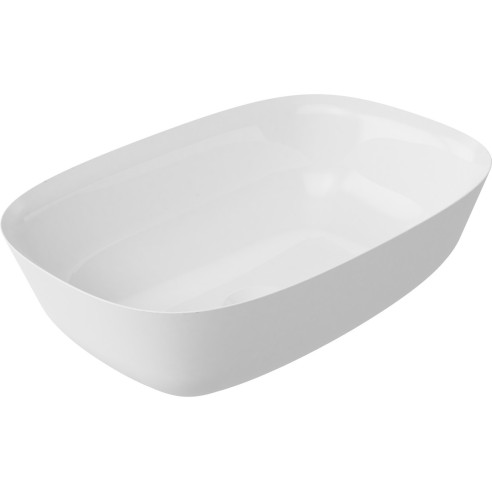 Galileo 460x320mm Resin Washbowl - White | Basins | Bathroom