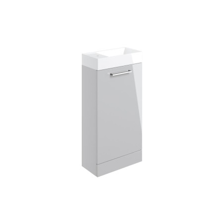 Valbom 410mm Floor Standing 1 Door Basin Unit & 1TH Basin -