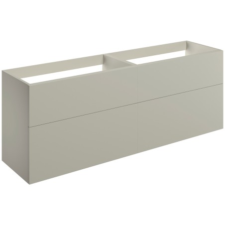 Sintra 1180mm Wall Hung 4 Drawer Basin Unit (No Top) - Matt