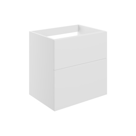 Sintra 590mm Wall Hung 2 Drawer Basin Unit (No Top) - Matt W
