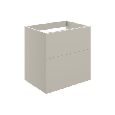 Sintra 590mm Wall Hung 2 Drawer Basin Unit (No Top) - Matt L