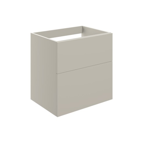 Sintra 590mm Wall Hung 2 Drawer Basin Unit (No Top) - Matt L