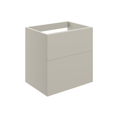 Sintra 590mm Wall Hung 2 Drawer Basin Unit (No Top) - Matt L