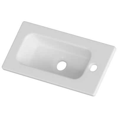 Slim 450mm 1TH Inset Basin | Basins | BathroomKing 2