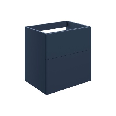 Sintra 590mm Wall Hung 2 Drawer Basin Unit (No Top) - Matt D
