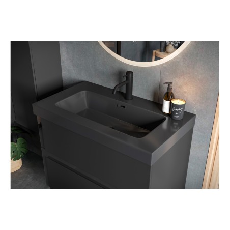 Coimbra 605mm Wall Hung 2 Drawer Basin Unit & 1TH Co-ordinat