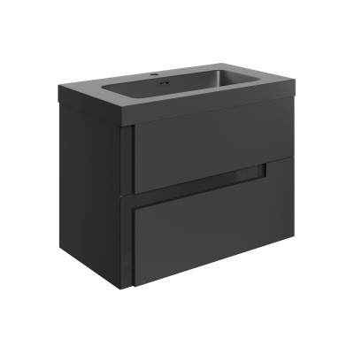 Coimbra 805mm Wall Hung 2 Drawer Basin Unit & 1TH Co-ordinat