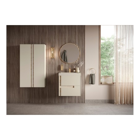 Coimbra 805mm Wall Hung 2 Drawer Basin Unit & 1TH Co-ordinat