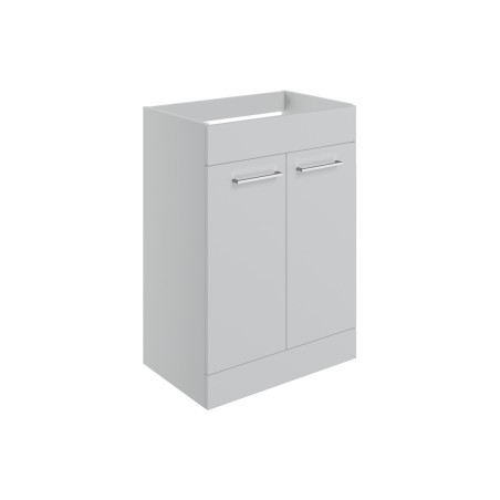 Valbom 590mm Floor Standing 2 Door Basin Unit (No Top) - Gre
