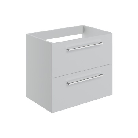 Valbom 590mm Wall Hung 2 Drawer Basin Unit (No Top) - Grey G