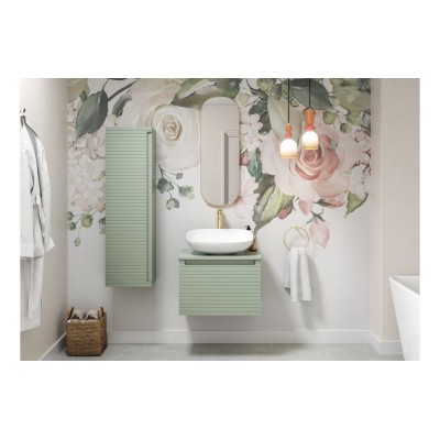 Aveiro 815mm Wall Hung 1 Drawer Basin Unit & 1TH Basin - Mat 2