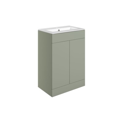 Sintra 610mm Floor Standing 2 Door Basin Unit & 1TH Basin -
