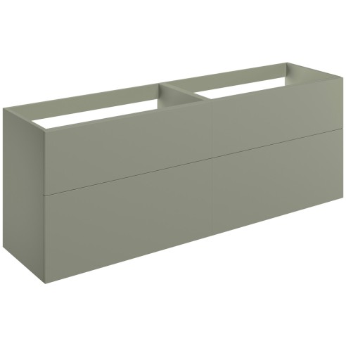 Sintra 1180mm Wall Hung 4 Drawer Basin Unit (No Top) - Matt