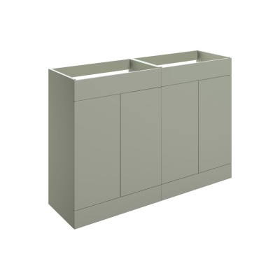 Sintra 1180mm Floor Standing 4 Door Basin Unit (No Top) - Ma