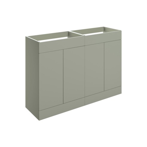 Sintra 1180mm Floor Standing 4 Door Basin Unit (No Top) - Ma