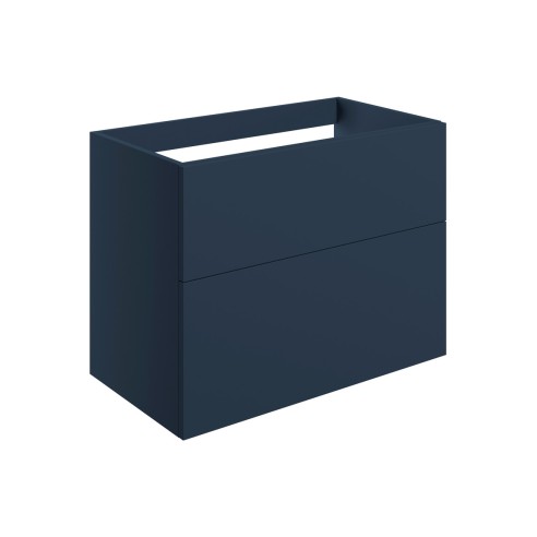 Sintra 790mm Wall Hung 2 Drawer Basin Unit (No Top) - Matt D