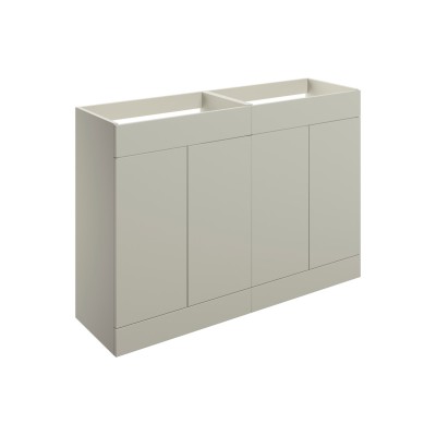 Sintra 1180mm Floor Standing 4 Door Basin Unit (No Top) - Ma