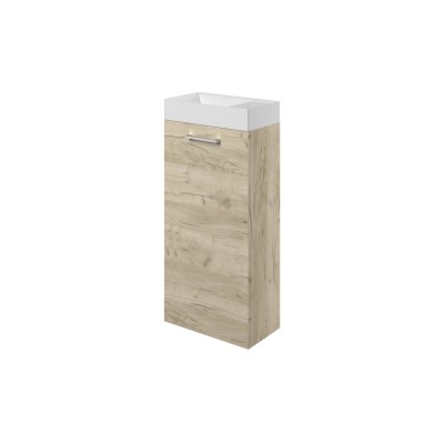 Valbom 410mm Floor Standing 1 Door Basin Unit & 1TH Basin - 2