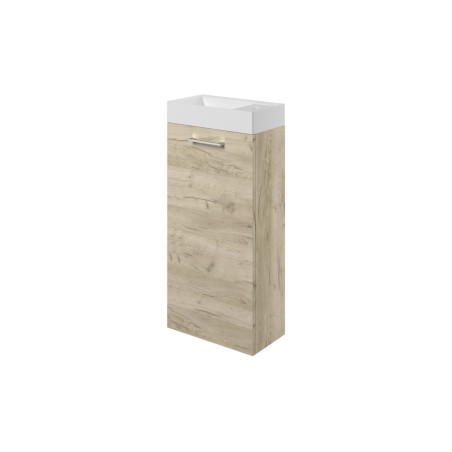 Valbom 410mm Floor Standing 1 Door Basin Unit & 1TH Basin -