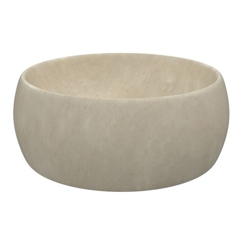 Lizzie 400mm Ceramic Washbowl - Stone Effect | Basins | Bath